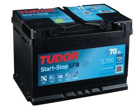 batteria 12v l3 efb 70ah tudor|Tudor TL700 battery 12V 70Ah EFB .